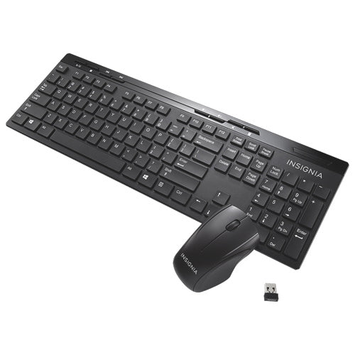 Combinación de teclado y mouse inalámbricos Insignia (NS-PNC6011-C)
