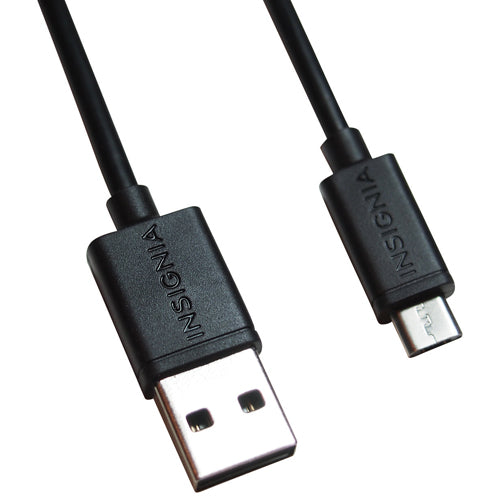 Charger/sync. Insignia 1.2m (4ft) Micro USB - Black