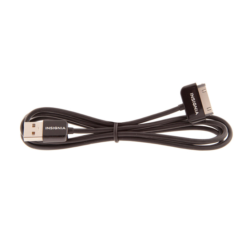 Insignia 1.2m (4ft) 30 Pin Sync/Charge Cable - Black