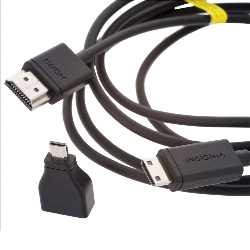 Cable Mini/Micro HDMI Insignia de 1,8 m (6 pies)