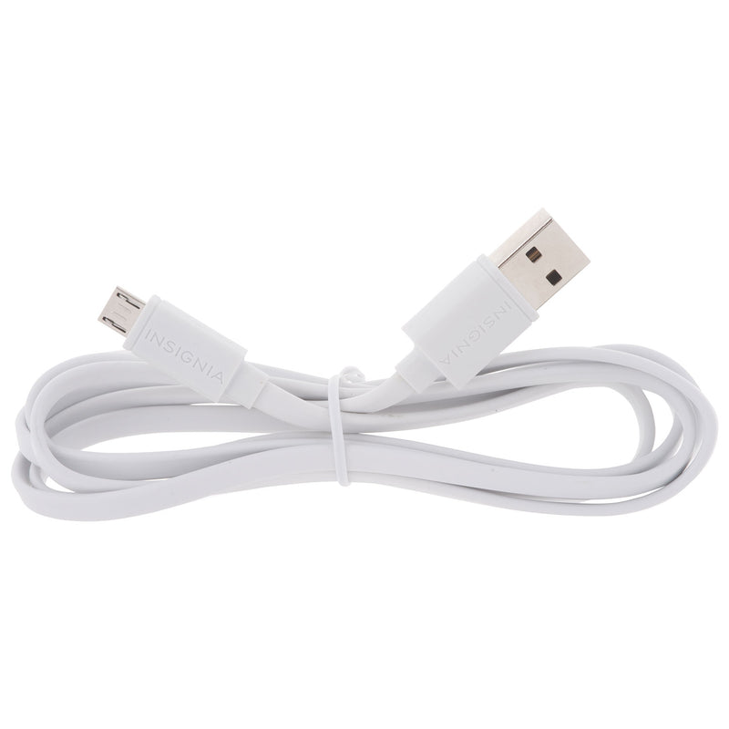 Câble plat USB 2.0 vers micro-USB de 1,2 m (4 pi) d'Insignia (NS-TMCDT2WF-C)