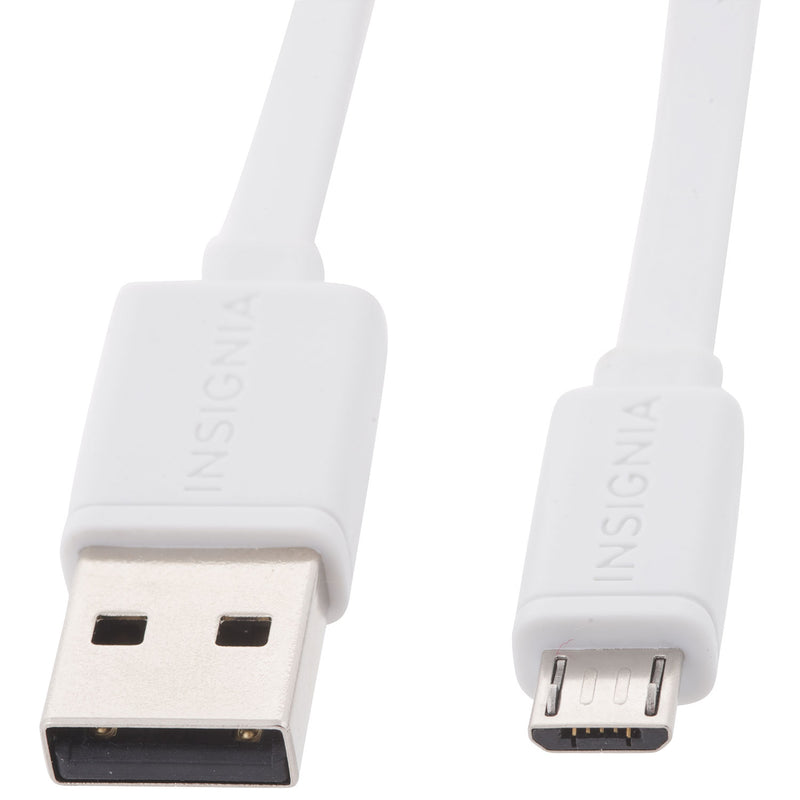 Câble plat USB 2.0 vers micro-USB de 1,2 m (4 pi) d'Insignia (NS-TMCDT2WF-C)