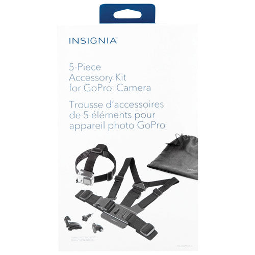 Insignia Kit de accesorios de 5 piezas para GoPro (NS-DGPK05-C)