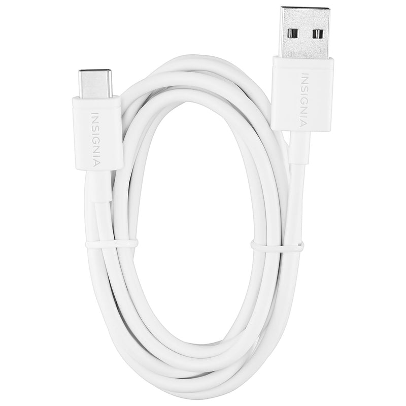 Câble USB-A 2.0 à USB-C 1,8 m (6 pi) d'Insignia - Gris lune