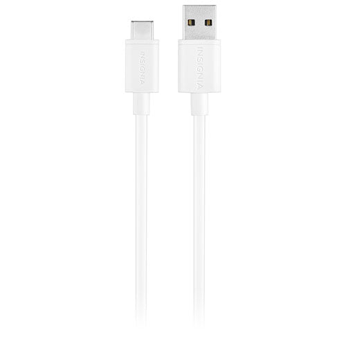 Insignia 3m (10ft) USB-A 2.0 to USB-C Cable - White