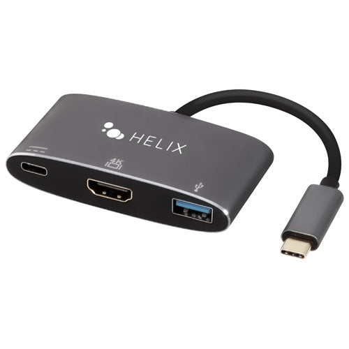 Concentrador Helix 3 en 1 USB-C a HDMI/USB-C/USB-A (ETHUB3)