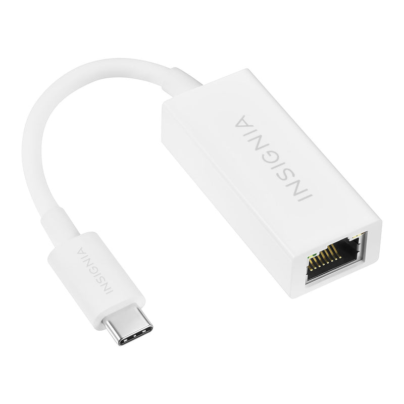 Insignia USB Type-C to Gigabit Ethernet Adapter (NS-PUCGE8-C) - White