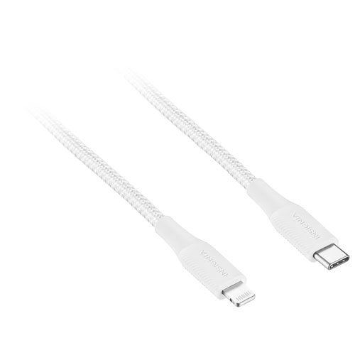 Insignia 6' (1.8m) Woven Lightning to USB-C Cable MFi Certified by Apple
