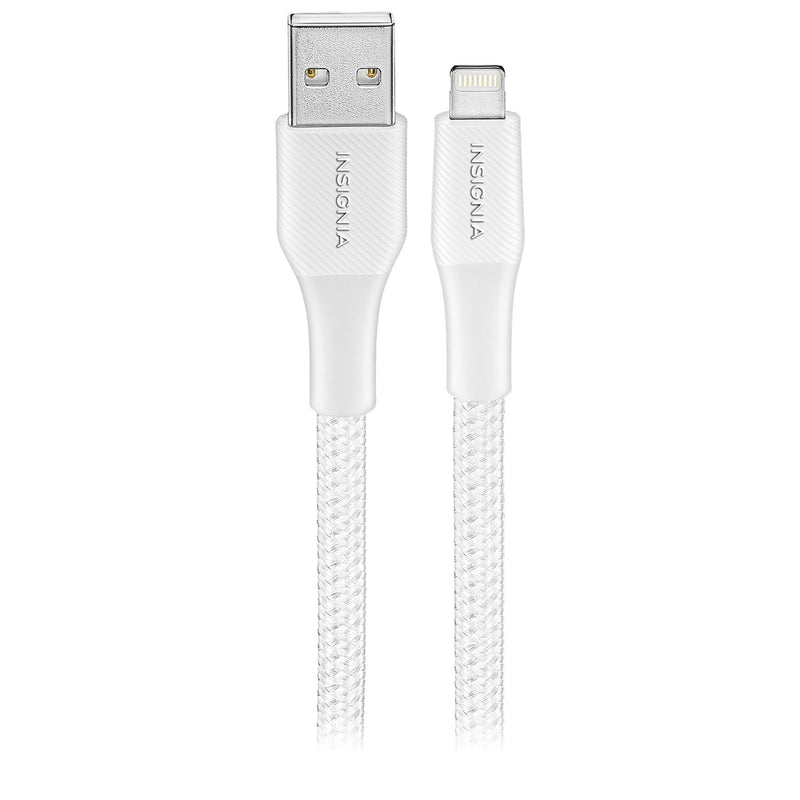 Insignia 3m (6-10ft) Woven Lightning to USB-A Cable
