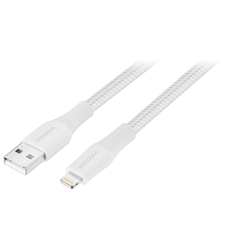 Insignia 3m (10ft) Woven Lightning to USB-A Cable 2-Pack
