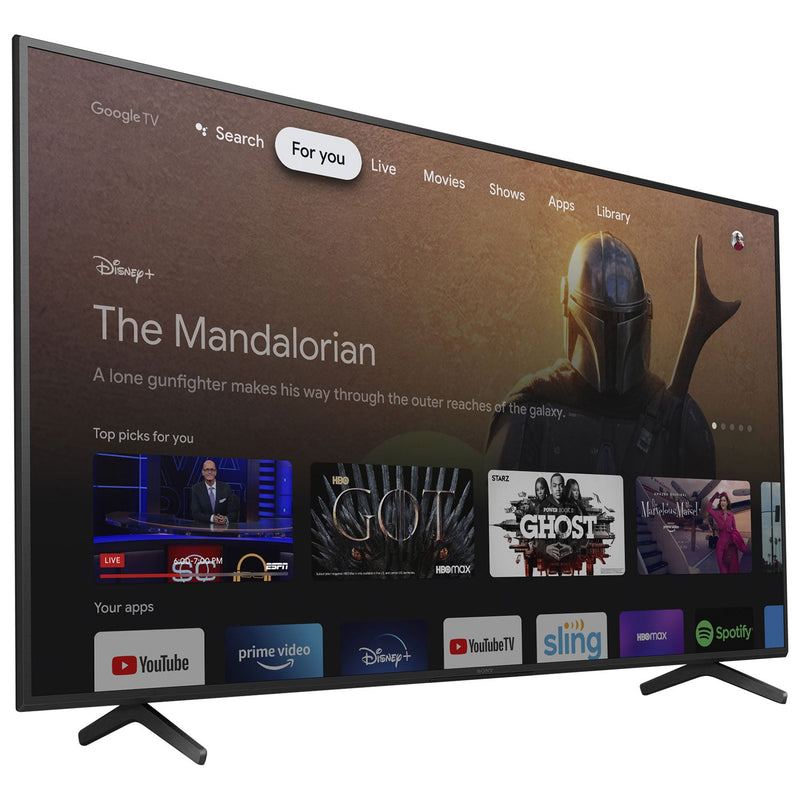 Sony 55" 4K UHD HDR LED smart android TV (KD55X80J)