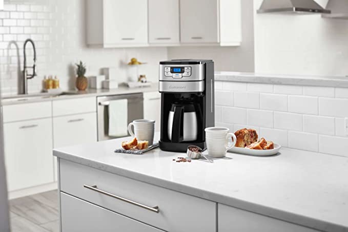 Cuisinart Fully Automatic 12-Cup Coffeemaker with Integrated Grinder (DGB-450IHR)
