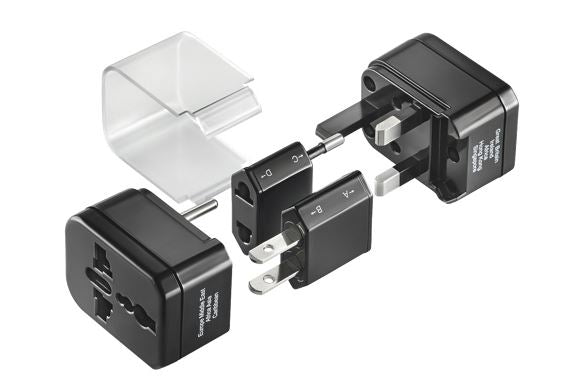 Lot de 5 adaptateurs de voyage d'Insignia (NS-TAPS5-C)