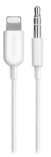 Insignia 3.5mm 3.5mm Lightning/Stereo Cable - White (NS-MA35A83W-C)