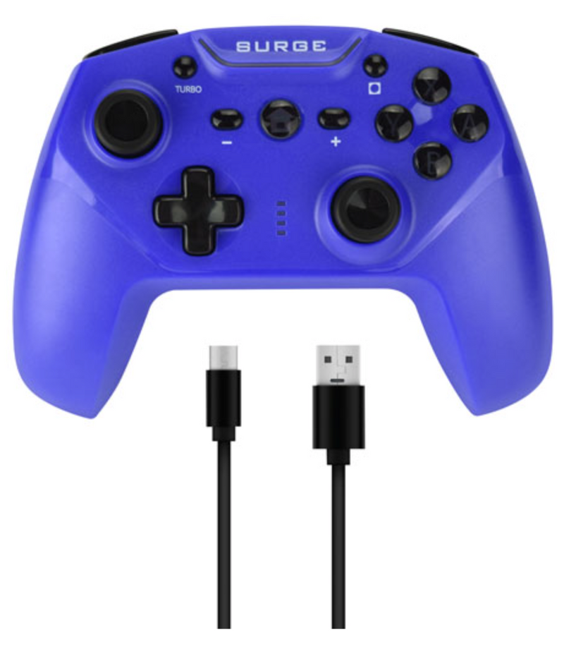 Surge SwitchPad Pro Wireless Gamepad for Switch and Switch oled (Blue)