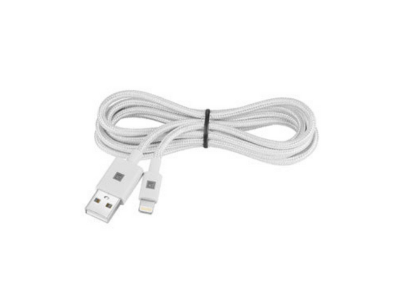 Platinum PT-MA5S2 5" Silver Braided Lightning Cable