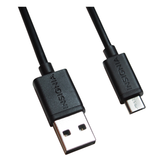 Câble USB-A vers micro USB de 1,7 m (6 pi) d'Insignia (NS-MCDT6-C)