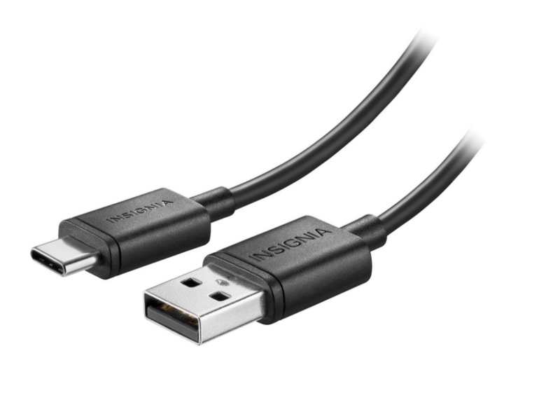 Insignia 1.2m (4ft) USB 2.0 to USB-C Charge/Sync Cable
