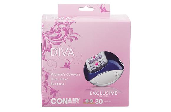 Épilateur compact Diva pour femme signé Conair - NEUF LIQUIDATION