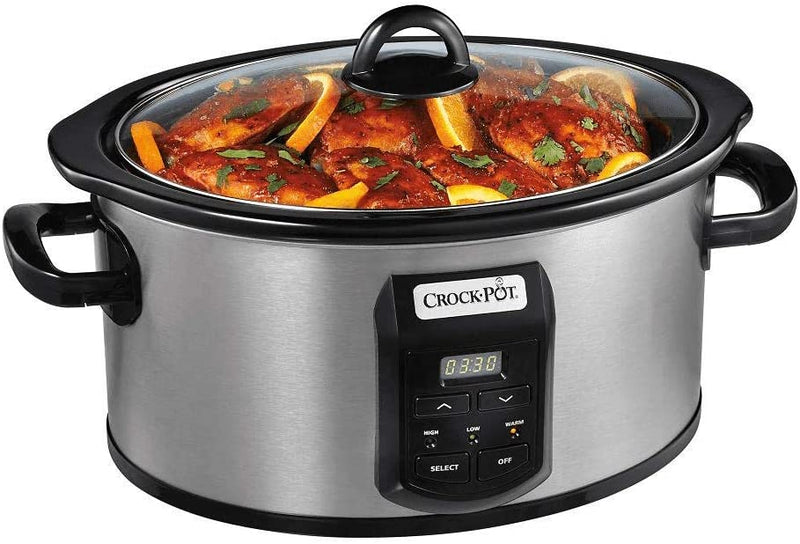 Crock-Pot Programmable Slow Cooker, 6-Quart/4-Quart/2 x 1.5-Quart, 