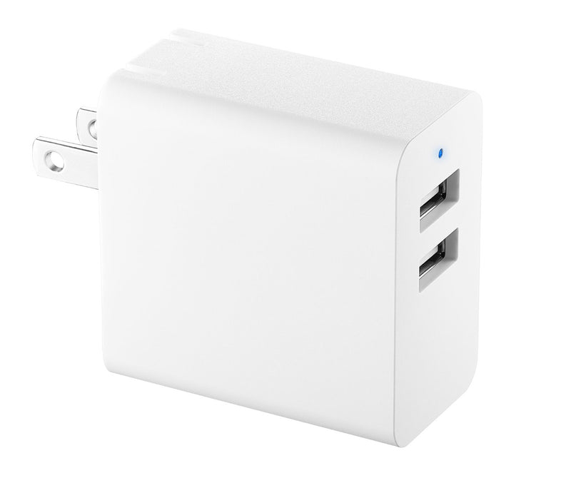 Insignia 24W Dual USB-A Wall Charger - White