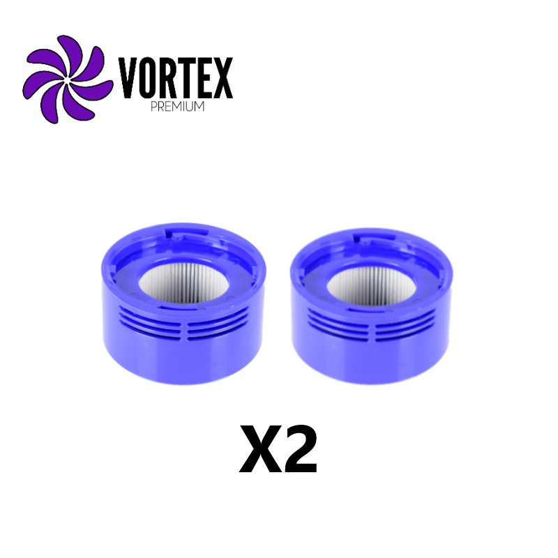 Juego de 2 filtros de repuesto genéricos Vortex para Dyson v7-v8