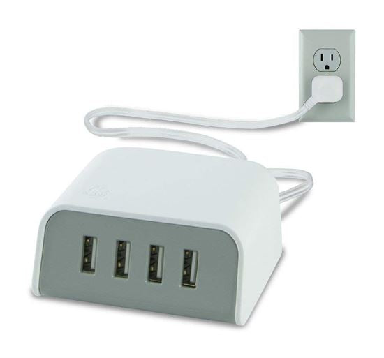 GE 6 Pi Charging Station - 4 USB Outlets
