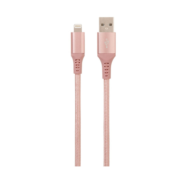 Cable USB A/Lightning Helix de 10 pies (3 m) - Oro rosa