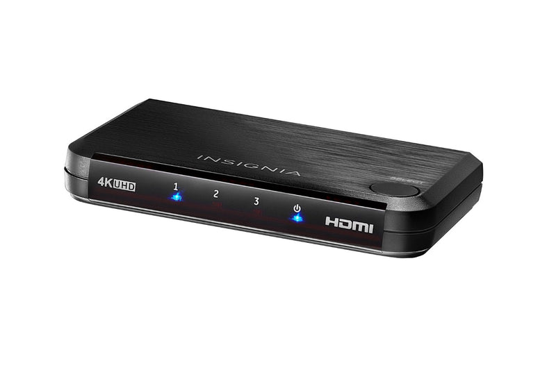 Commutateur HDMI 4K à 3 ports d'Insignia - Noir