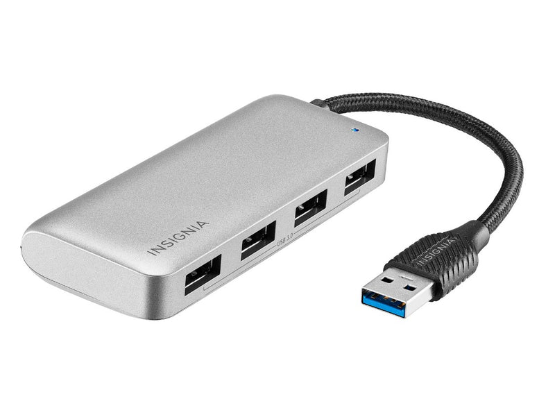 Concentrateur de voyage USB 3.0 à 4 ports d'Insignia (NS-PH3A4AT-C)
