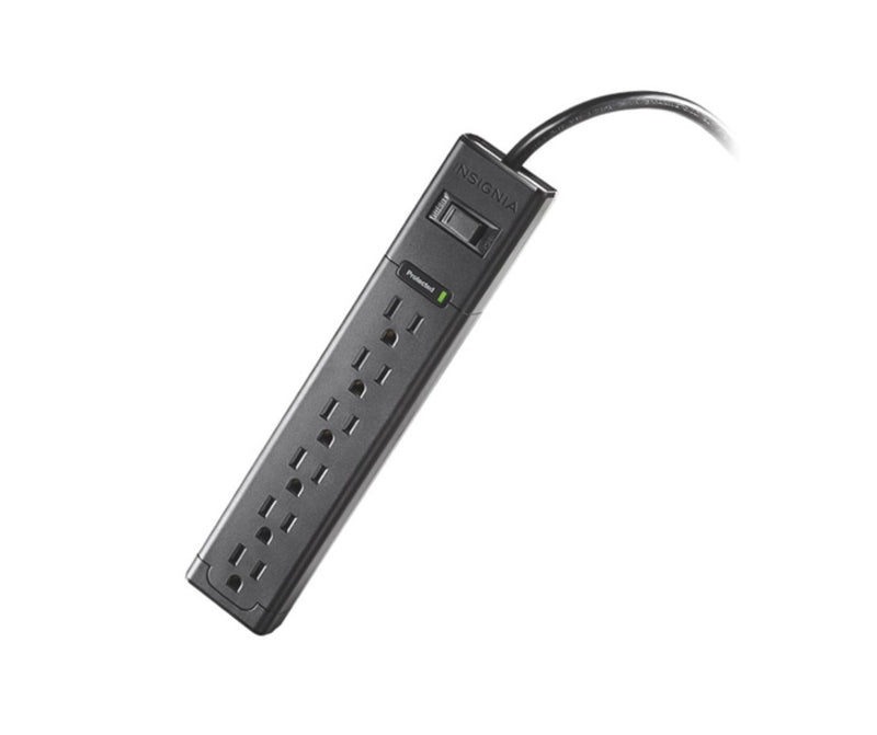 Insignia 6-Outlet Surge Protector (NS-HW502-C) 