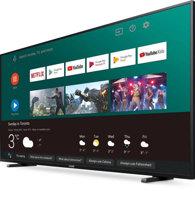 Téléviseur Philips 65'' 4K Android TV (65PFL5766)