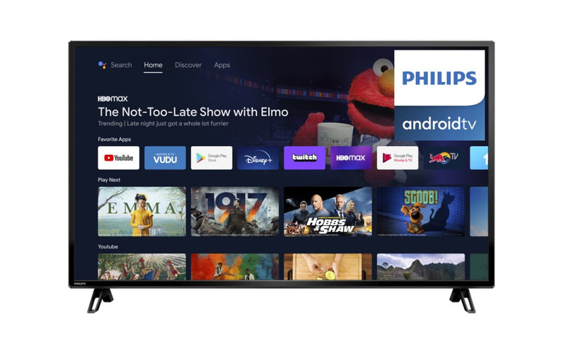 Téléviseur Philips 55" Class 4K Ultra HD (2160P) Smart TV LED Android avec Google Assistant (55PFL5766)