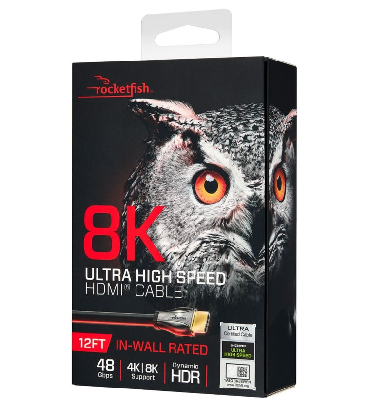 Câble HDMI UHD 8K de 3,66m (12 pi) de Rocketfish