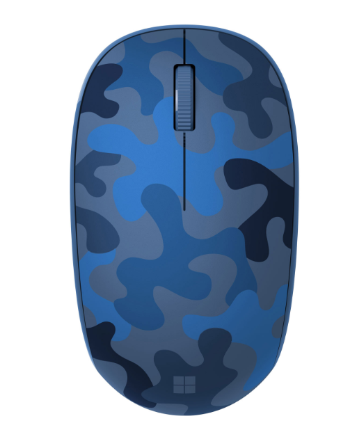 Souris Bluetooth de Microsoft - Camouflage bleu