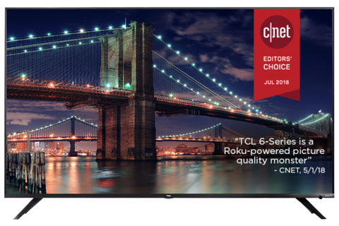 TCL 65" 4K QLED Roku TV (65R635)