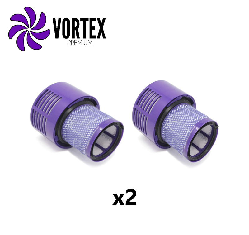 Juego de 2 filtros de repuesto genéricos Vortex para Dyson V10 